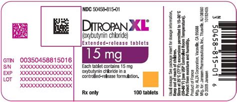 Side Effects of Ditropan XL