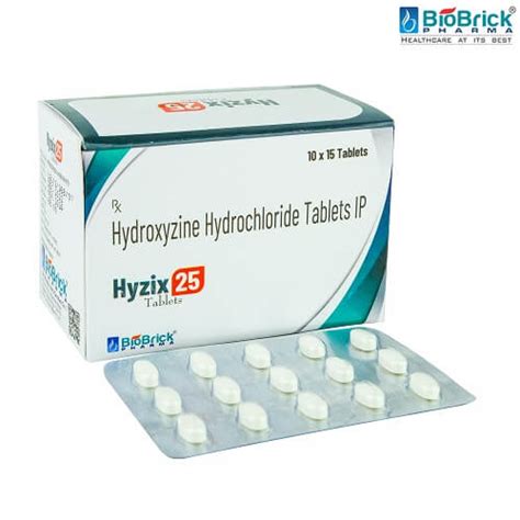 Side Effects of Hydroxyzine HCl 25mg Tablets