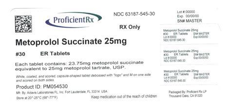 Side Effects of Metoprolol Succinate