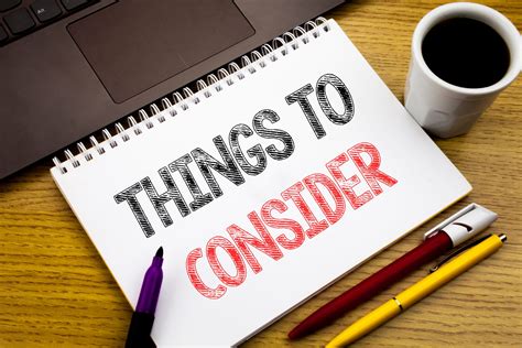 Special Considerations
