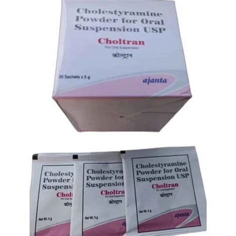 Statistical Data on Cholestyramine Powder
