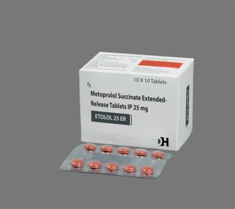 Statistical Data on Metoprolol Succinate ER 25mg Tablets
