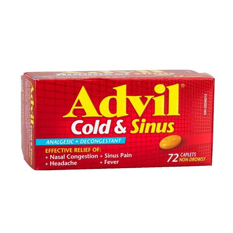 Steps to Take Advil Cold Sinus
