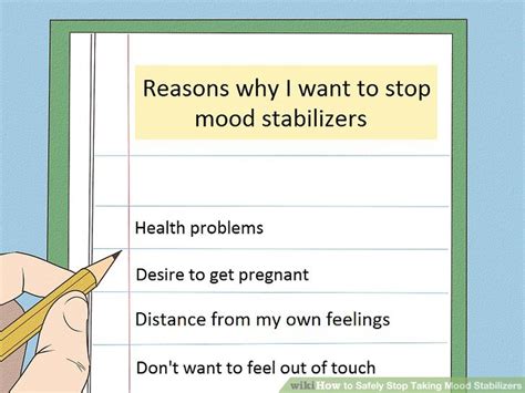 Steps to Taking Mood Stabilizer Medications
