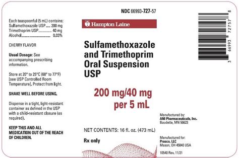 Sulfamethoxazole Trimethoprim Dosage and Administration