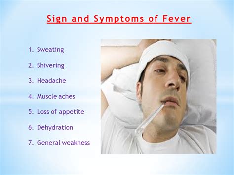Symptoms of Fever