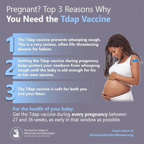 Tdap vaccine and pregnancy
