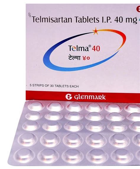 Telmisartan 40mg Lowers Blood Pressure