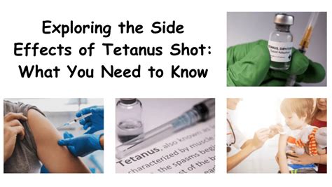 Tetanus Immunization Side Effects