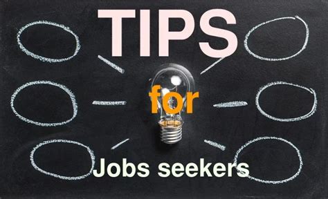 Tips for Job Seekers