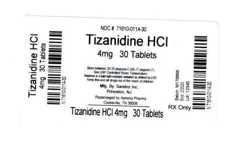 Tizanidine HCl 4mg Tablet Conclusion