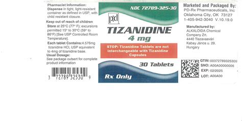 Tizanidine Precautions