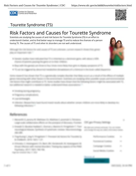 Tourette's Causes and Risk Factors