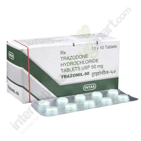 Trazodone 50mg interactions