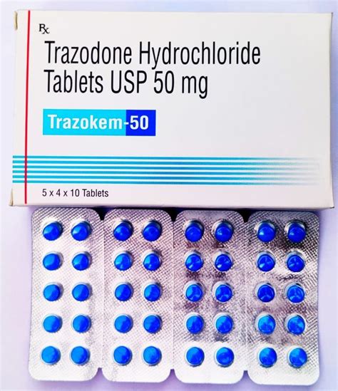 Trazodone HCl 50mg Tablet Conclusion