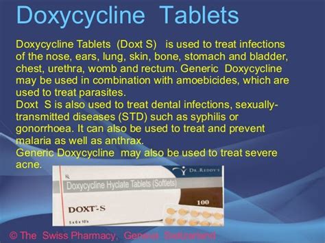Treating sexually transmitted infections with Doxycycline 100mg