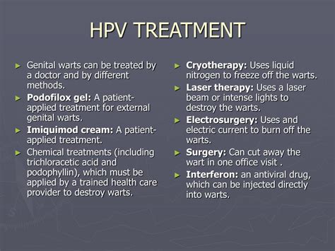 Treatment Options for HPV Warts