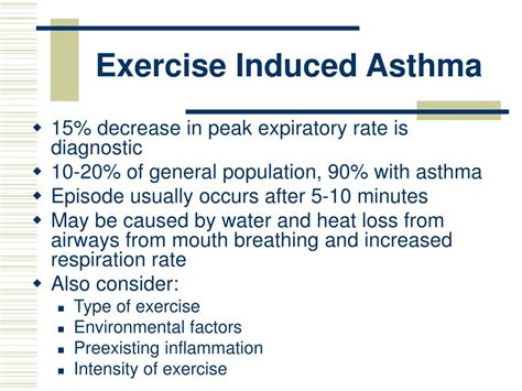 Treatment and Prevention of Activity-Induced Asthma