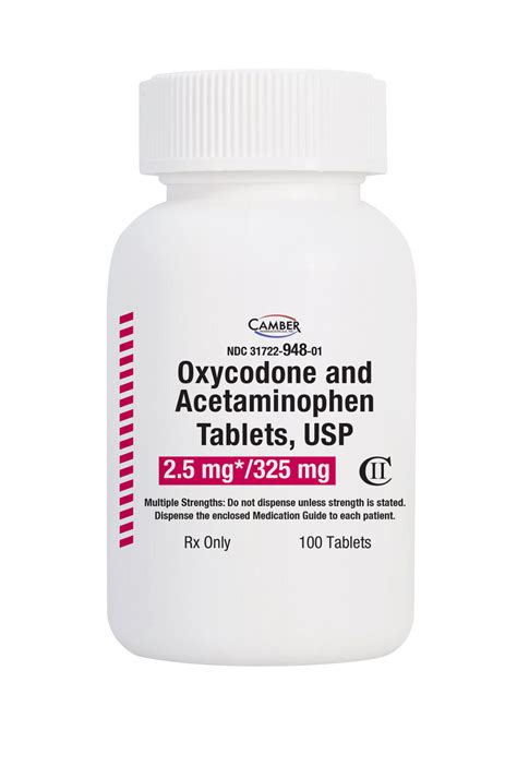 Tylenol and Oxycodone Combination