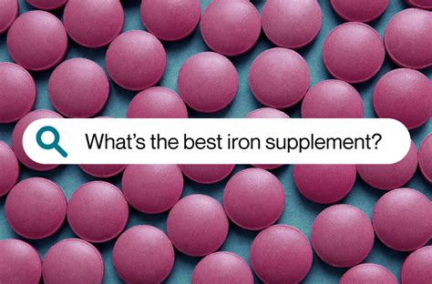Types of Iron Supplements