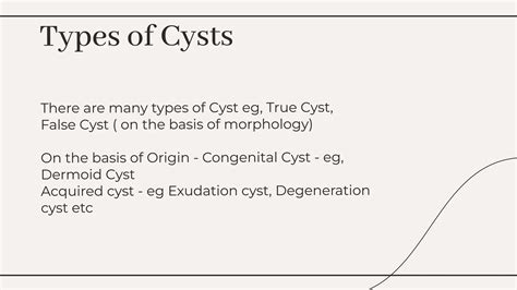 Understanding Cysts