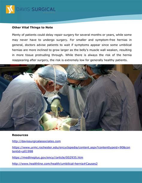 Understanding Umbilical Hernia Operations
