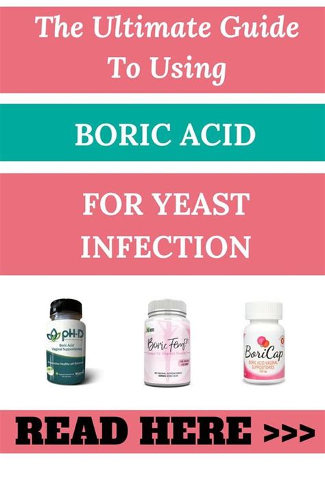 Using Boric Acid For Yeast Infection