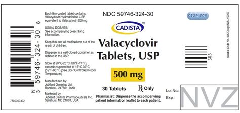 Valacyclovir 500mg Information
