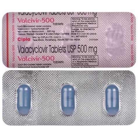 Valacyclovir 500mg Statistics