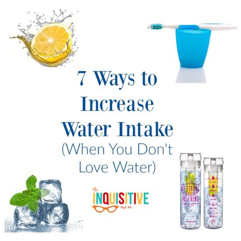 Ways to Increase Water Intake