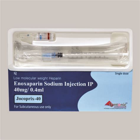 Working Mechanism of Inj Enoxaparin Sodium