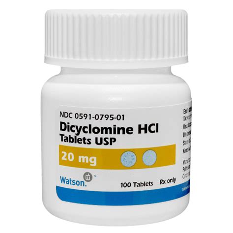 Working Mechanism of Dicyclomine 20mg