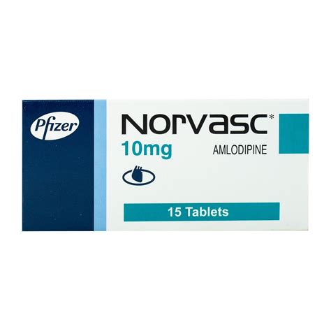 Working Mechanism of Norvasc 10mg Tablets