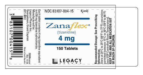 Zanaflex 4mg Introduction