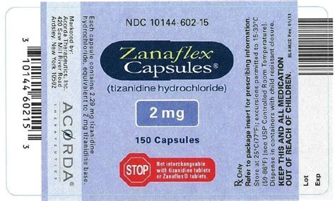 Zanaflex Side Effects