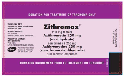 Zithromax Dosage and Administration