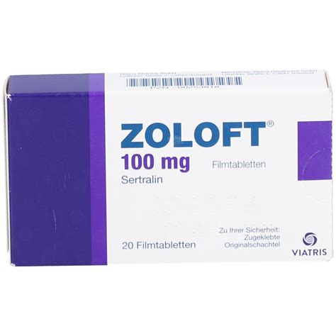 Zoloft 100mg administration and precautions