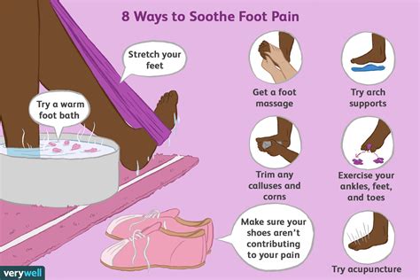 additional tips for sore feet arch