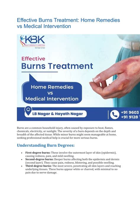 advanced burn treatment