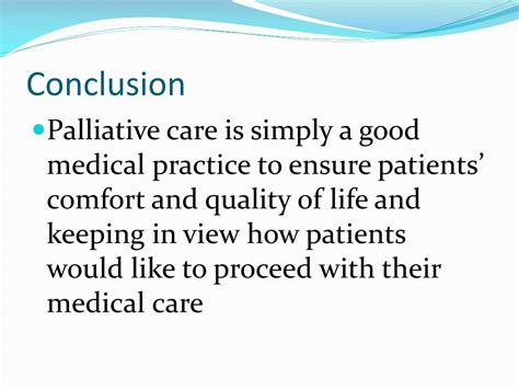 Conclusion and Next Steps in Advanced Care