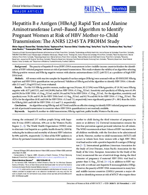 Alanine Transaminase Test