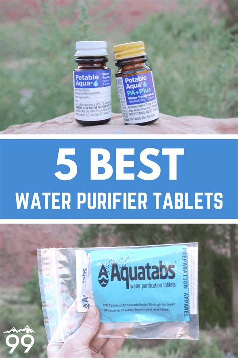 alternatives to water purification tablets