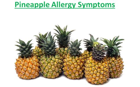 ananas fruit allergy