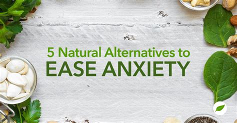 Alternatives for Anxiety Treatment