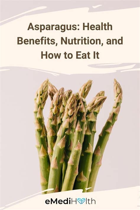 asparagus health benefits
