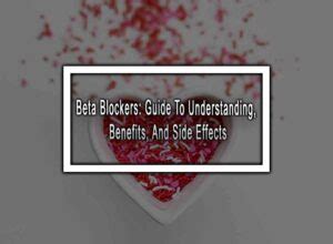 benefits of beta blockers