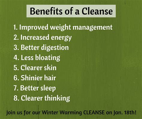 Benefits of Cleansing for Weight Loss
