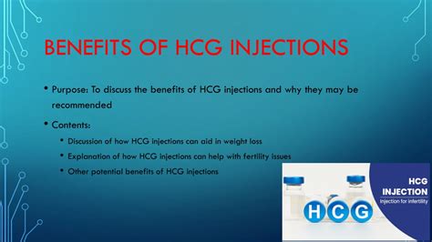 benefits of hcg