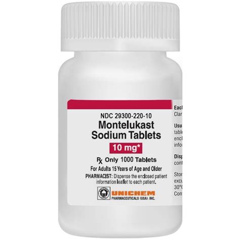 benefits of montelukast 10mg