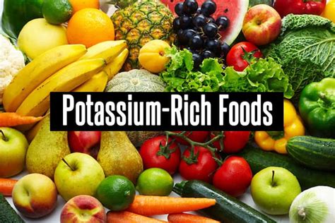 benefits of potassium rich foods